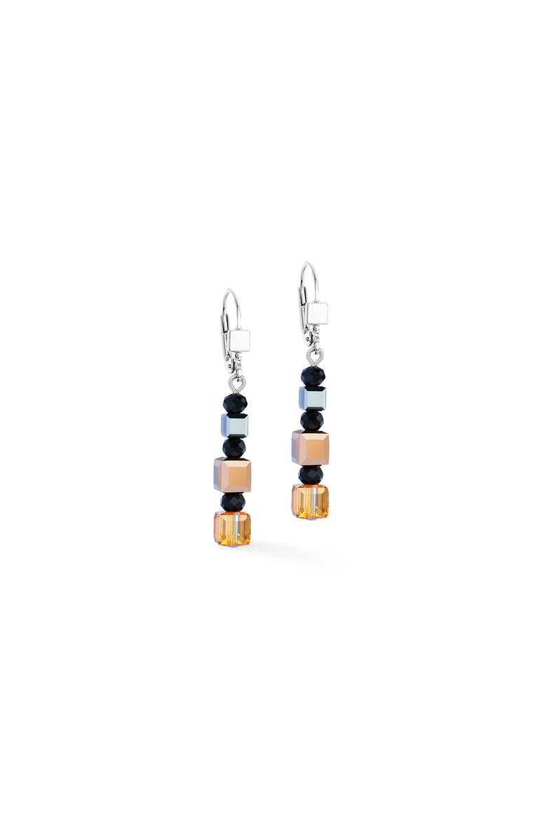 Geocube Precious Nature Earrings, Alternate, color, Tricolor