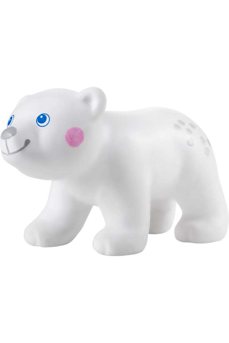 Little Friends Polar Bear Cub - 1.75" Chunky Plastic Zoo Animal Toy Figure, Alternate, color, Multi