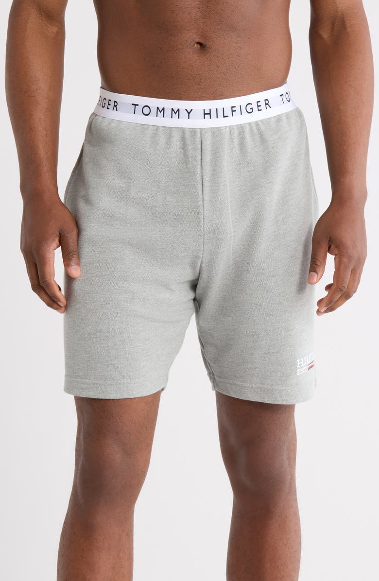 Tommy Hilfiger Piqué Lounge Shorts, Main, color, 
