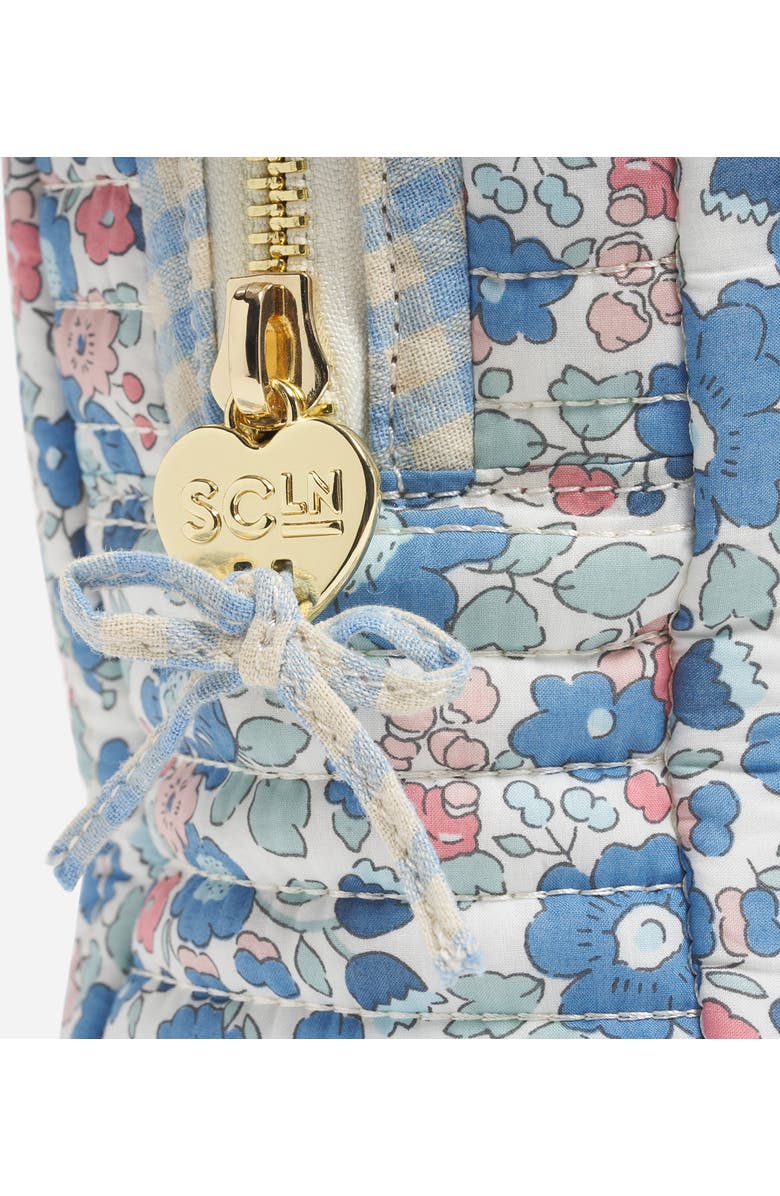 Stoney Clover Lane x Liberty Large Quilted Cotton Pouch, Alternate, color, Betsy