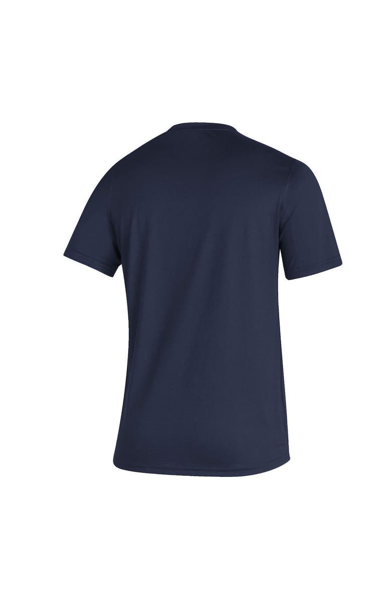 adidas Men's adidas Navy Georgia Tech Yellow Jackets Sideline Football Locker Practice Creator AEROREADY T-Shirt, Alternate, color, 