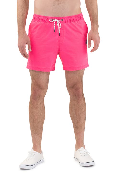 Solid Vintage Volley Swim Shorts