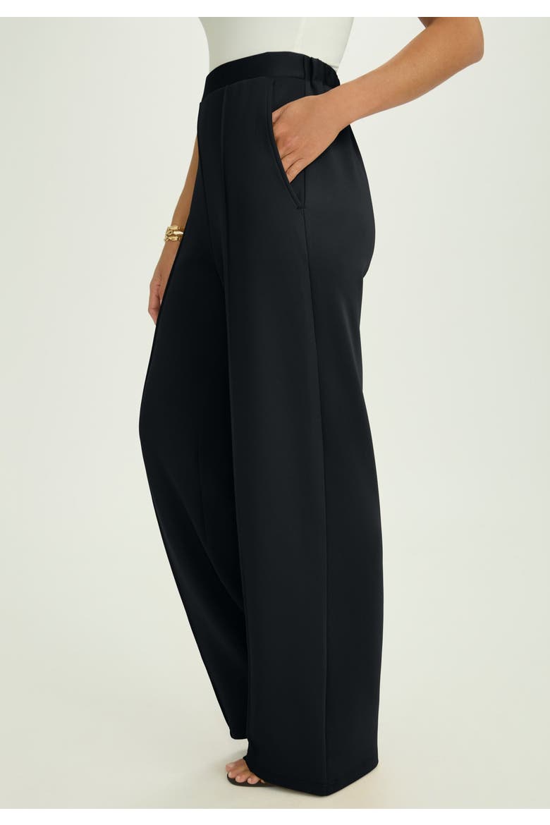 Perfectease Wide Leg Pant, Alternate, color, BLACK