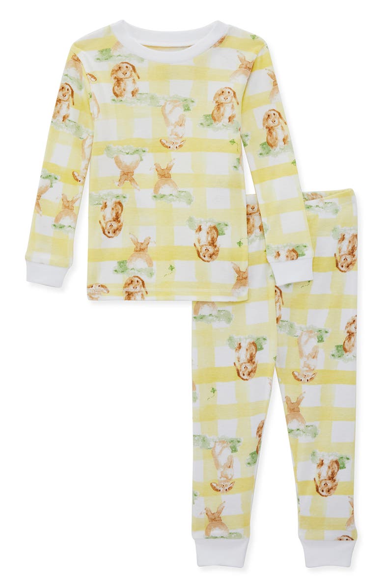 Burt's Bees Bunny Plaid 2-Piece Pajama Set, Main, color,