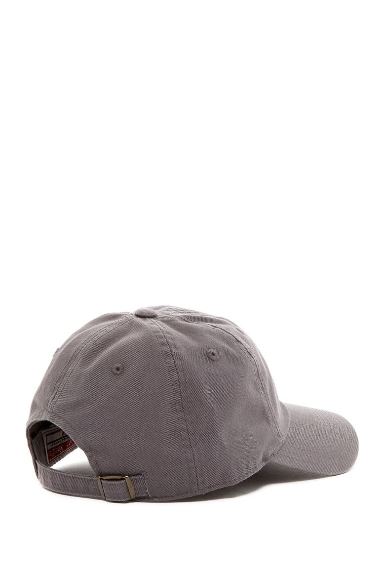 Washed Cotton Twill Cap, Alternate, color, COOL GREY