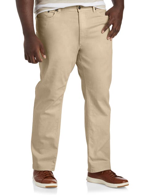 Big & Tall Garment Dyed Stretch Twill Pants