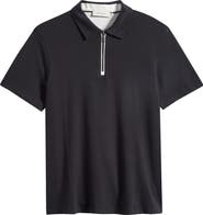 Bugatchi Quarter Zip Polo