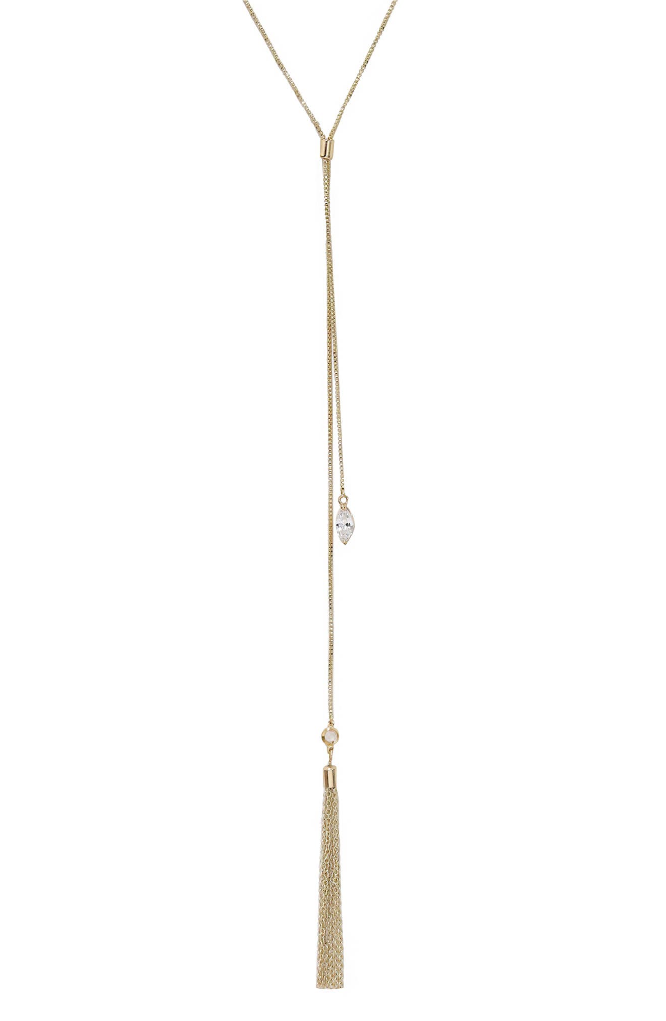 Ettika Adjustable Chain Lariat Necklace (Women) | Nordstromrack