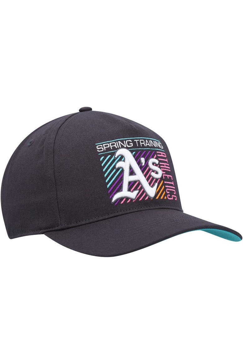 Men's '47  Charcoal Oakland Athletics 2023 Spring Training Reflex Hitch Snapback Hat, Alternate, color, Charcoal