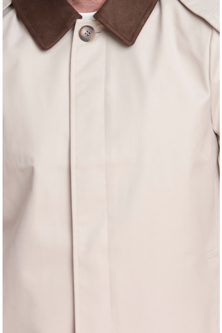Combo Collar Mac Coat with Detachable Hood, Alternate, color, KHAKI