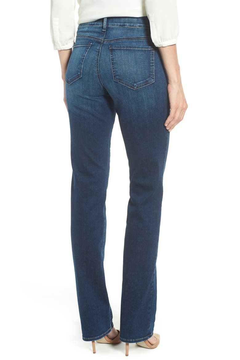 Marilyn Stretch Straight Leg Jeans, Alternate, color, CLEAN MUIR