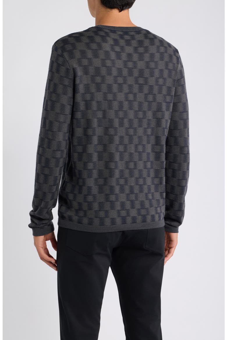 Wool Crewneck Sweater, Alternate, color, NAVY