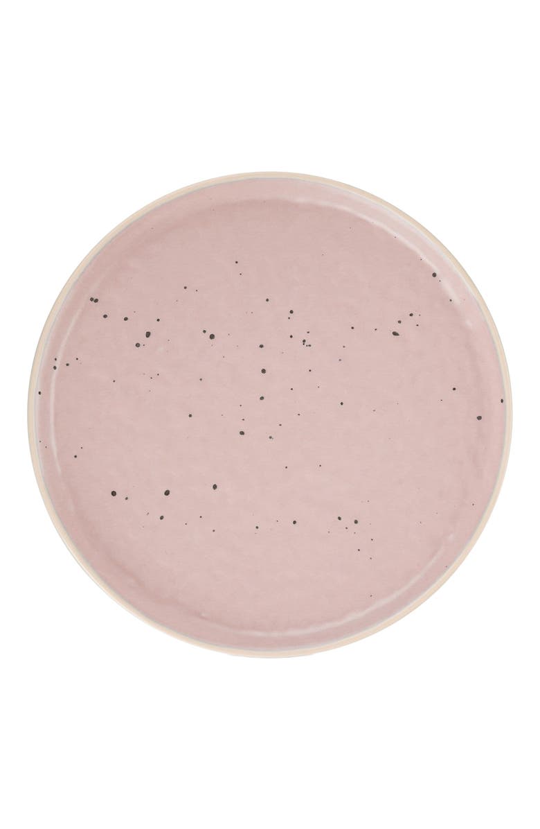 Stone Lain Elena Stoneware 4-Piece Dinner Plate Set, Alternate, color, Pink