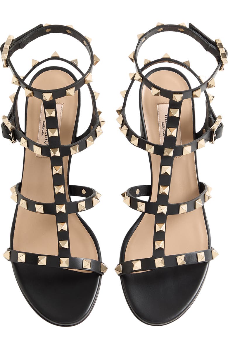 Valentino Garavani Rockstud Block Heel Sandal, Alternate, color,