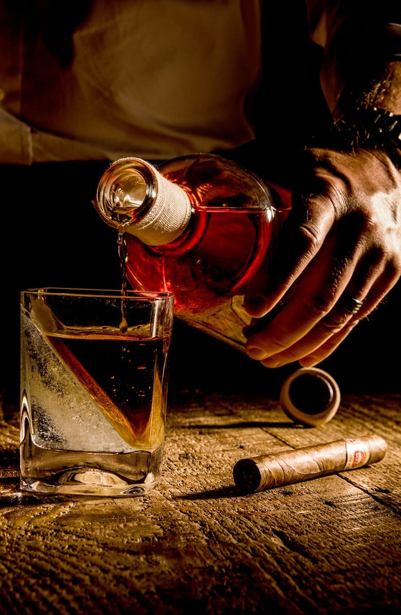 Corkcicle 'Whiskey Wedge' Double Old-Fashioned Glass, Alternate, color, 