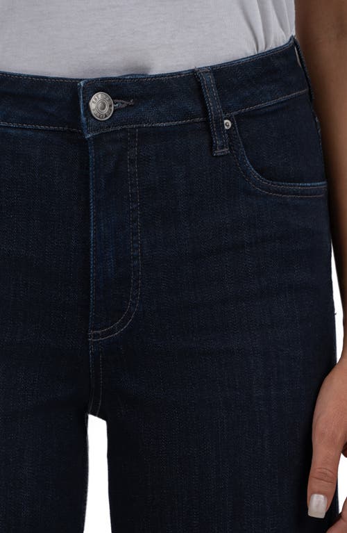 Kut From The Kloth High Waist Cuffed Wide Leg Jeans In Distinguished