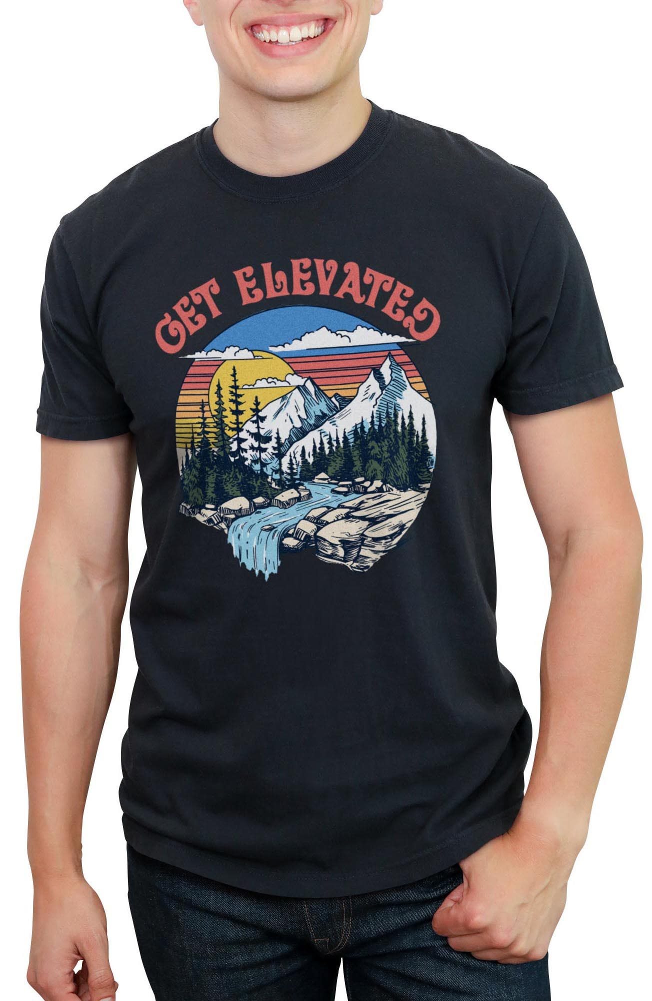 Men's Lost Gods Get Elevated  Graphic T-Shirt - image 1