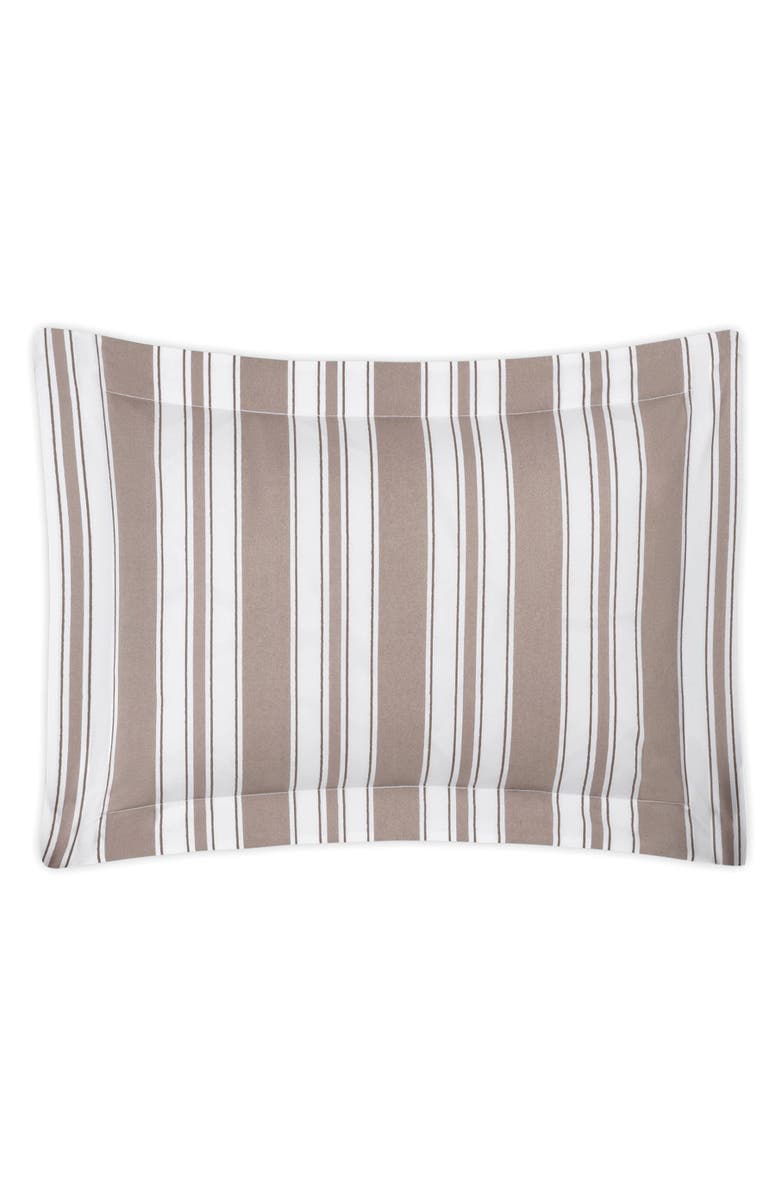 Matouk Elio Pillow Sham, Main, color, Mocha