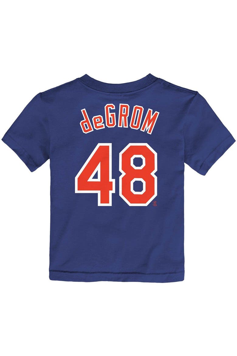 Toddler Nike Jacob deGrom Royal New York Mets Player Name & Number T-Shirt, Alternate, color, Royal