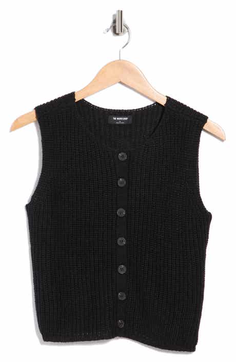 Blu Pepper Button-Up Sweater Tank