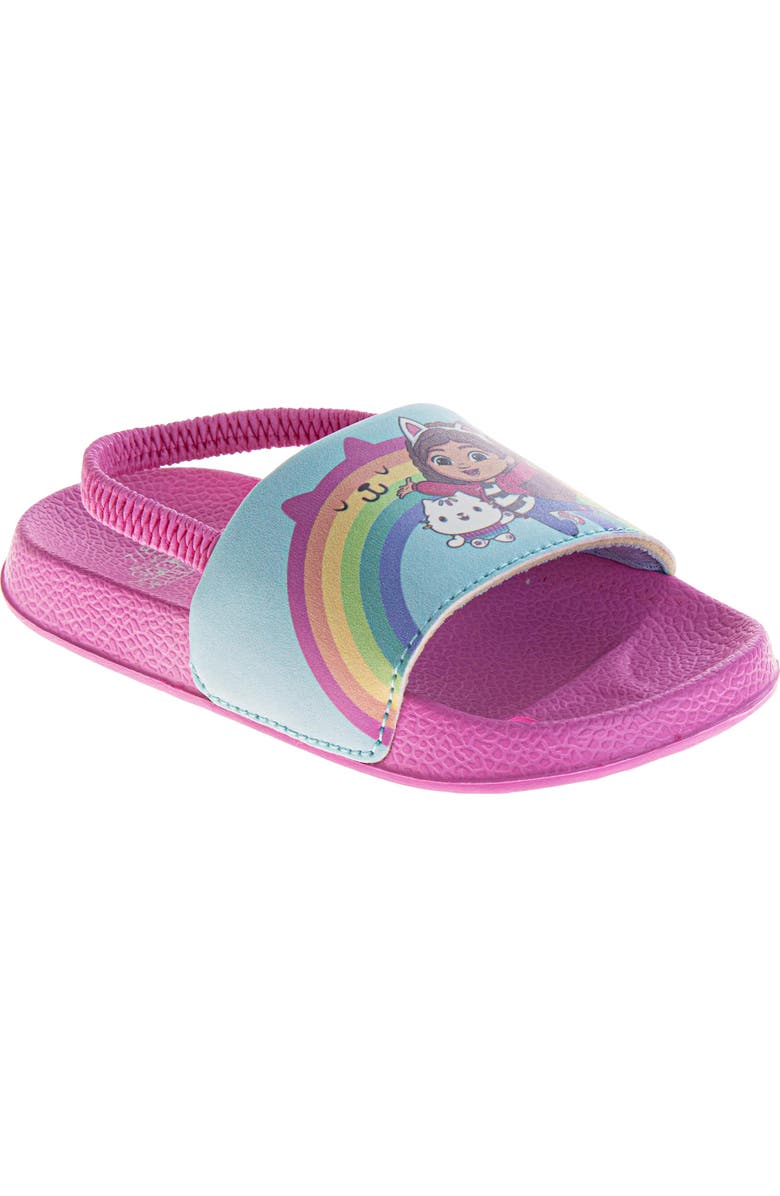 JOSMO Kids' Gabby's Dollhouse Purrfect Slide Sandal, Main, color,