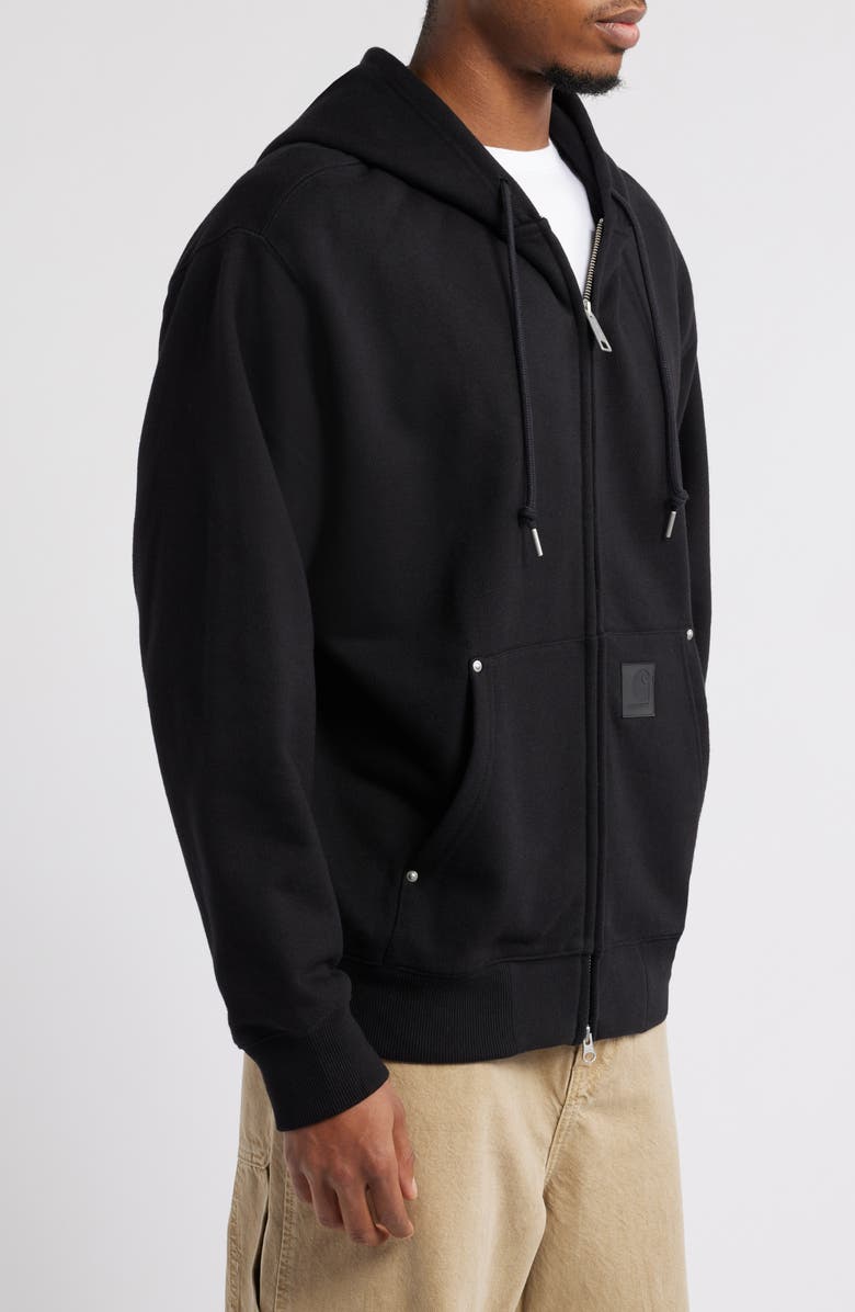 Carhartt Work In Progress Eldon Riveted Loose Fit Zip Hoodie, Alternate, color, 