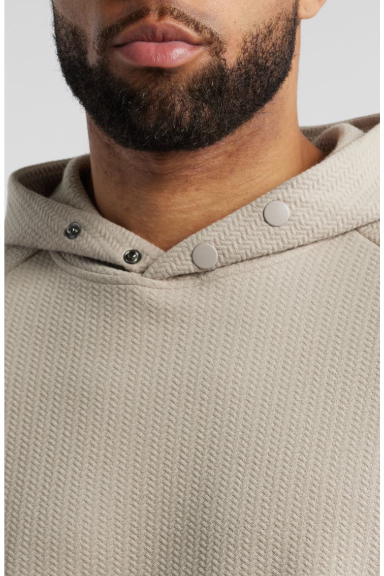 Luke Textured Hoodie, Alternate, color, TAN