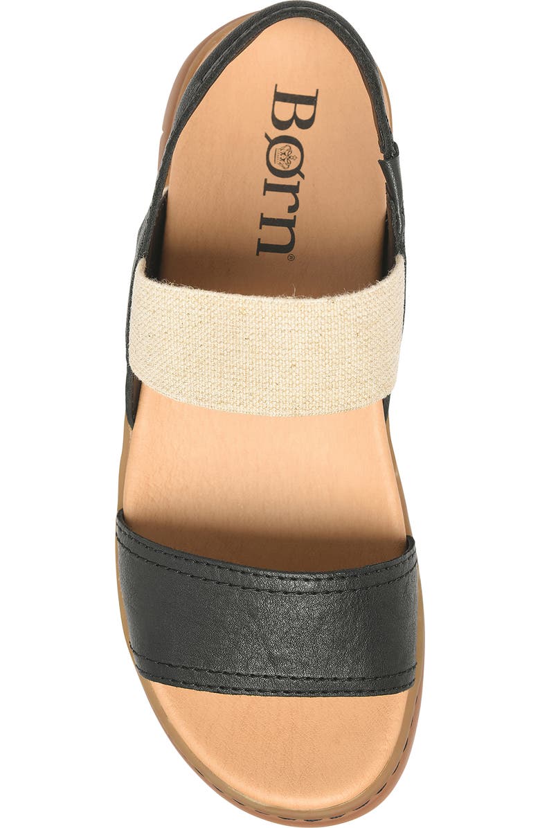 Børn Amabel Slingback Sandal, Alternate, color, Black Leather