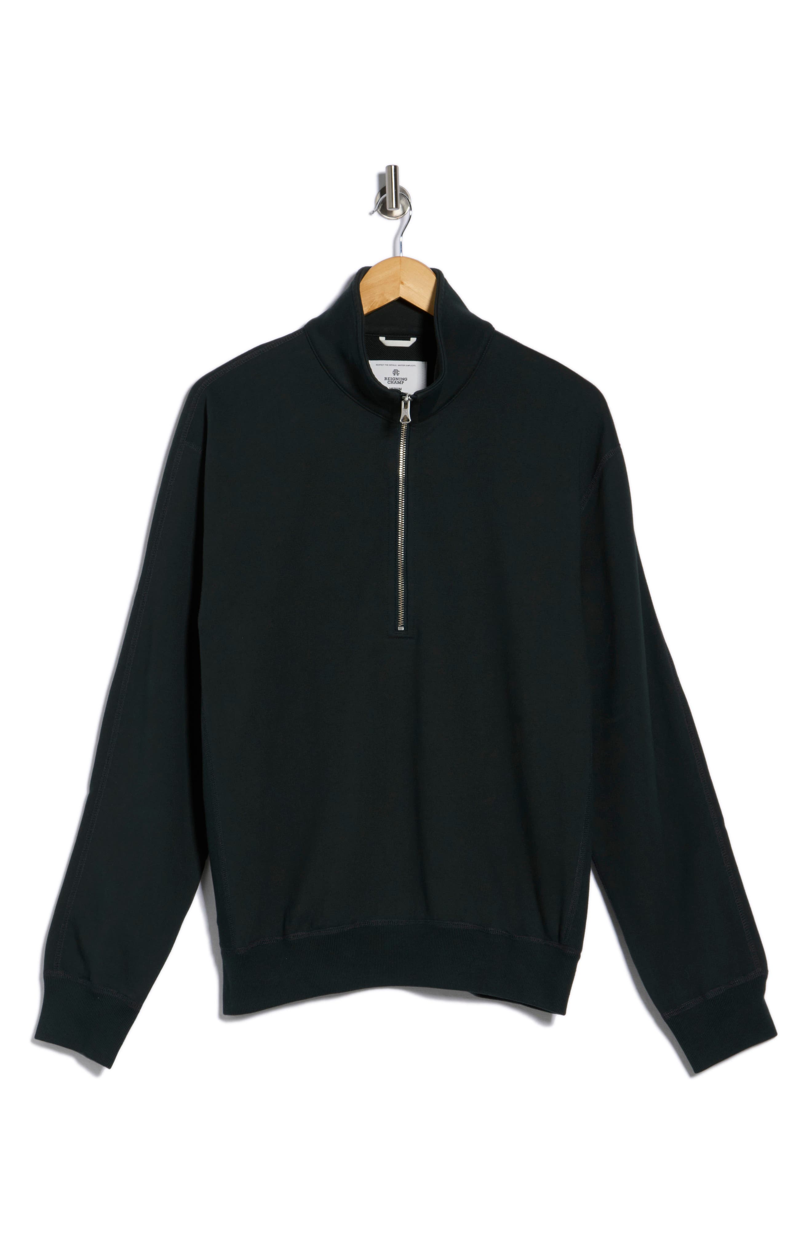 Standard Midweight Terry Half Zip Pullover - image 2