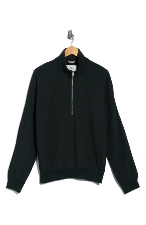 Standard Midweight Terry Half Zip Pullover