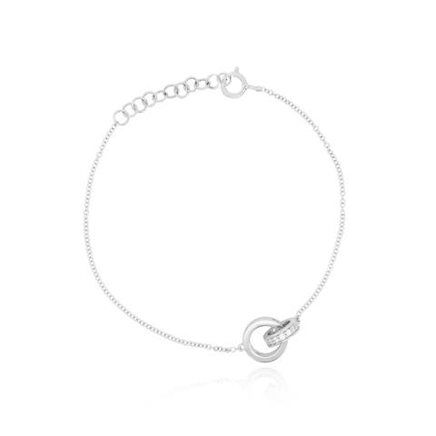 Interlocking CZ Bracelet