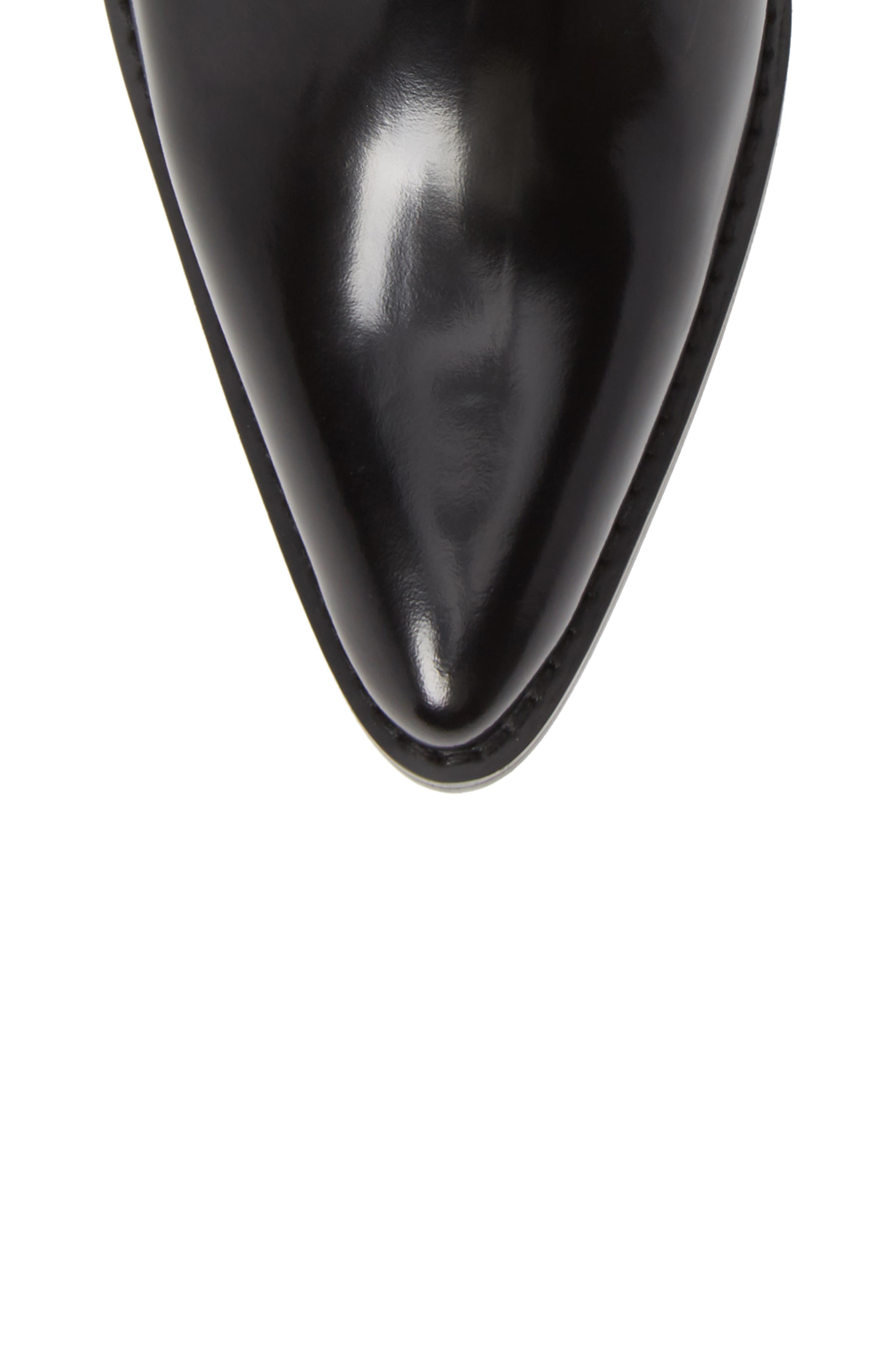 Calvin Klein Arianna Bootie, Alternate, color, BLACK LEATHER