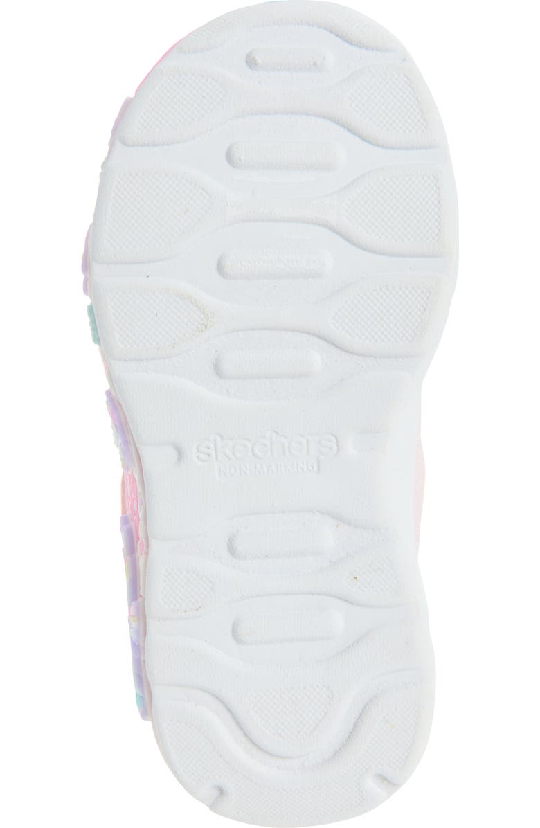 SKECHERS Kids' Lil Butterfly Bliss Light-Up Sneaker, Alternate, color, Light Pink