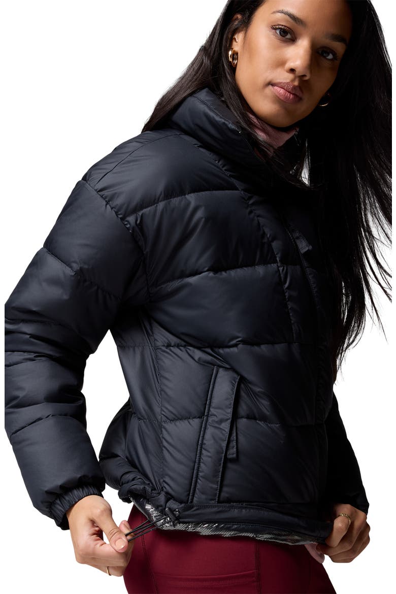 Pike Lake II Water Repellent Insulated Puffer Coat, Alternate, color, BLACK