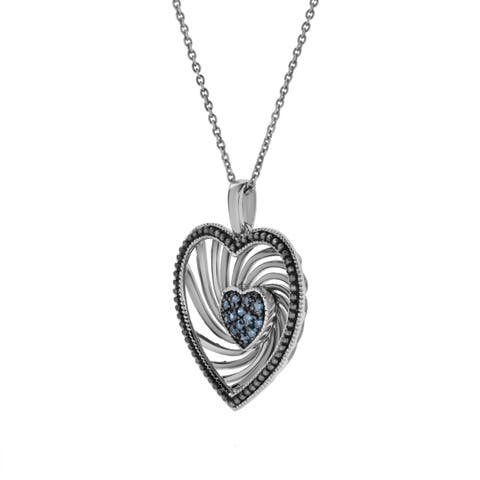 Nalina Sterling Silver 0.08 Ct Diamond Heart Pendant
