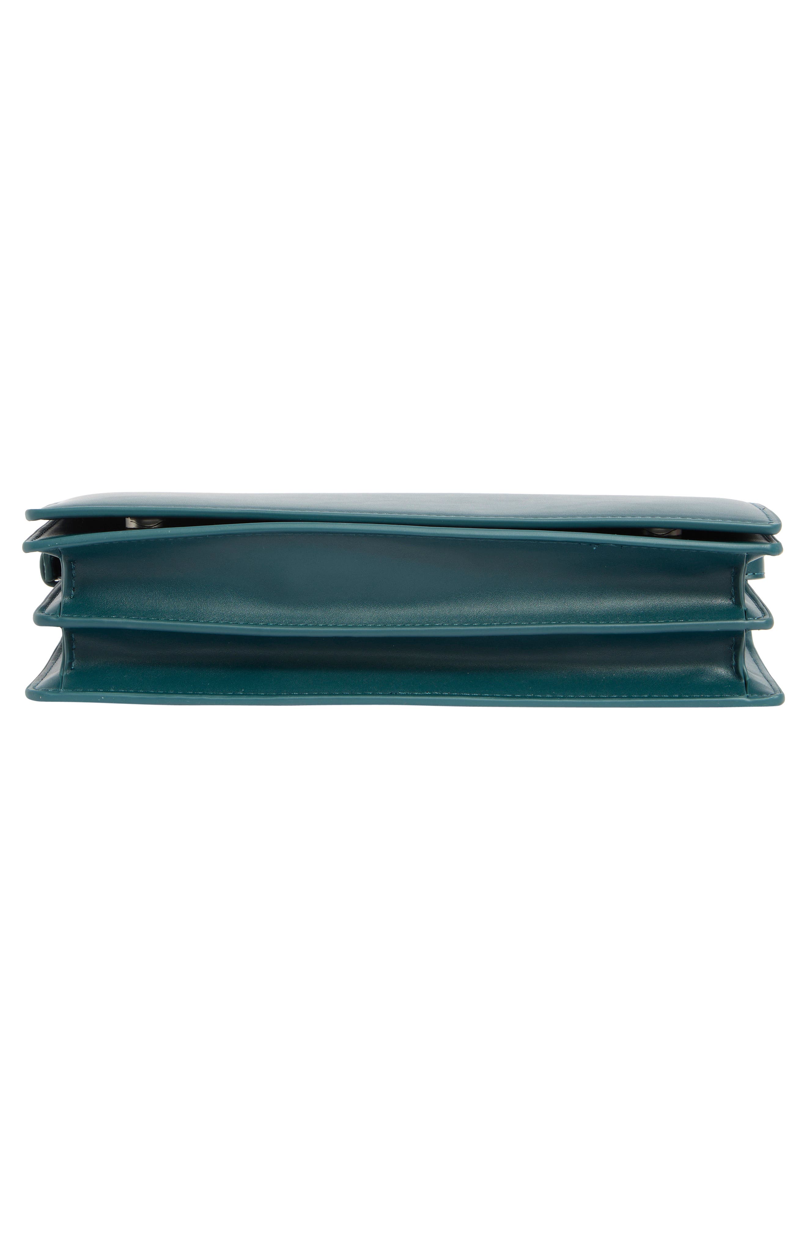 BCBG Clutch Shoulder Bag, Alternate, color, Teal Glass