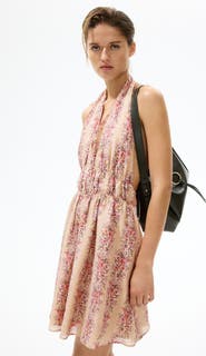 H&M Flared-skirt Halterneck Dress