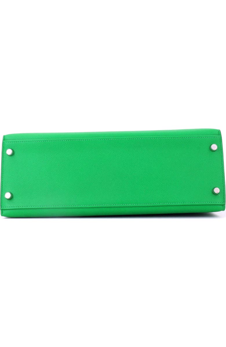Pre-Owned Hermes Kelly Handbag Green Epsom with Palladium Hardware 32, Alternate, color, Green