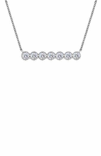 Lafonn Symbols of Joy Simulated Diamond Bar Pendant Necklace