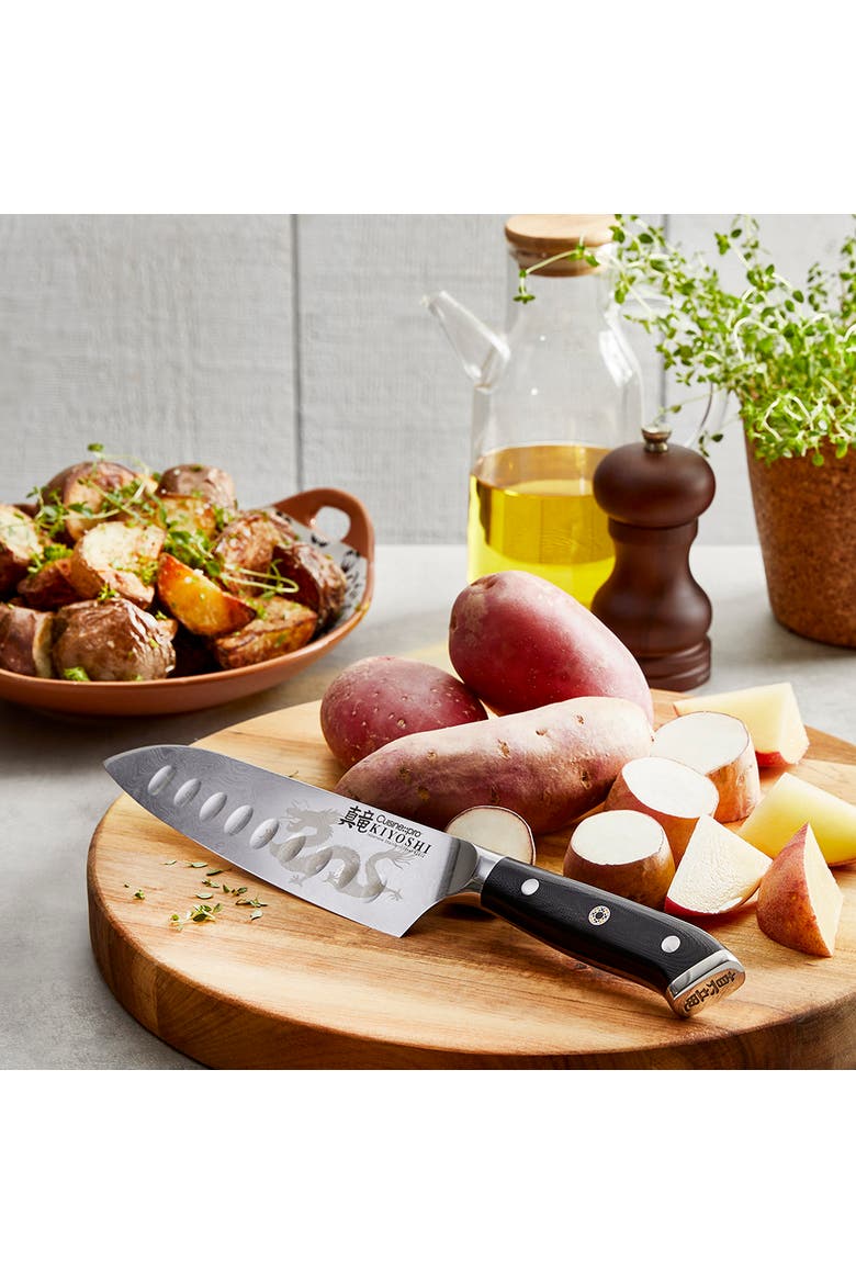 KIYOSHI® 6.5" Santoku, Alternate, color, Silver