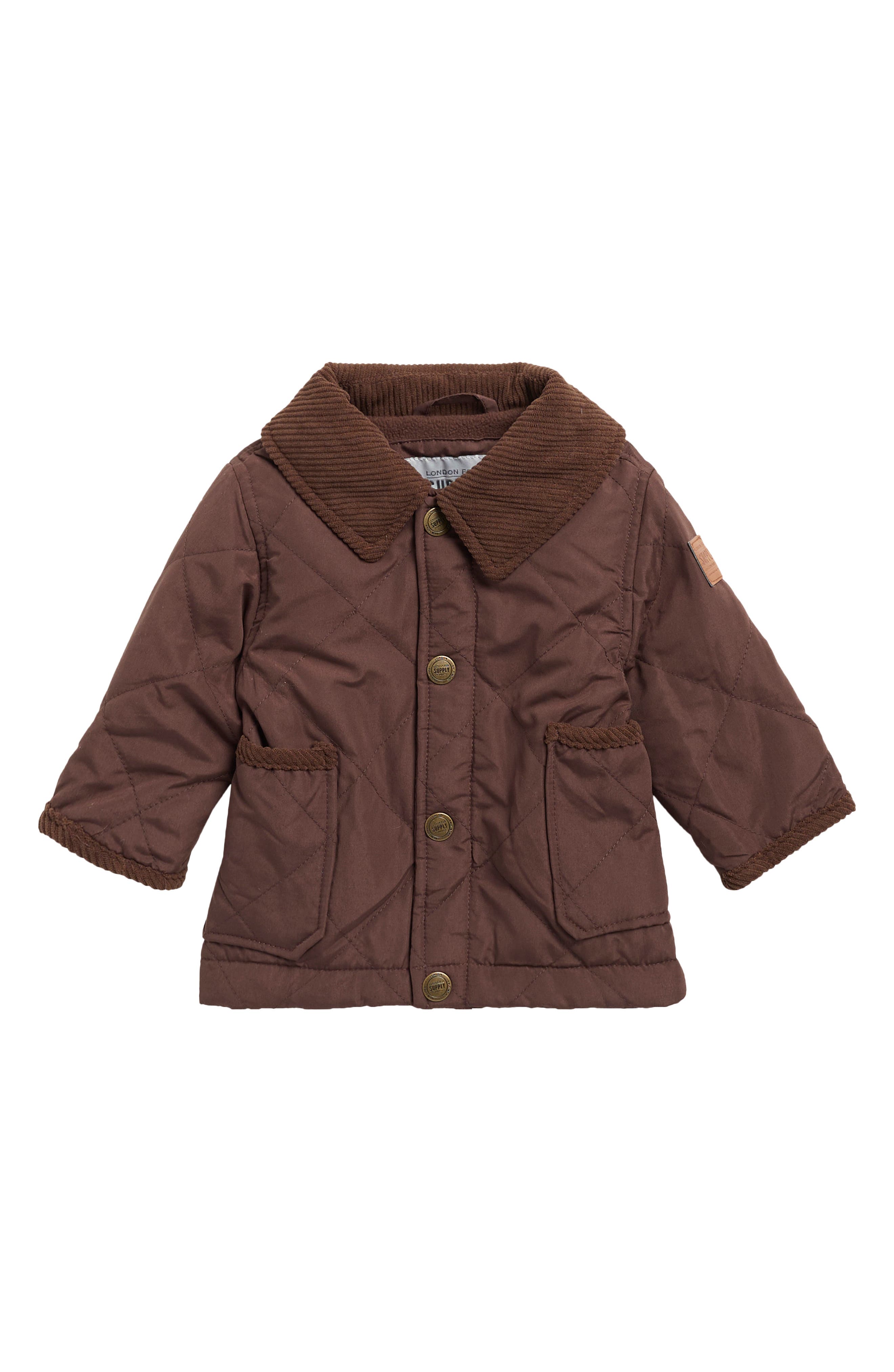 Kids' Diamond Quilted Barn Jacket