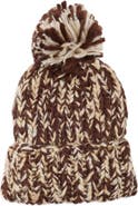 Vince Camuto Chunky Metallic Pom Knit Beanie
