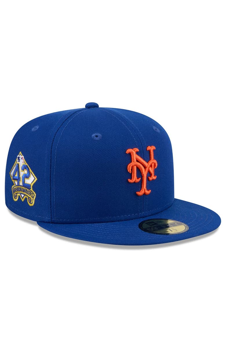 New Era Men's New Era Royal New York Mets 2025 Jackie Robinson Day 59FIFTY Fitted Hat, Main, color, Royal