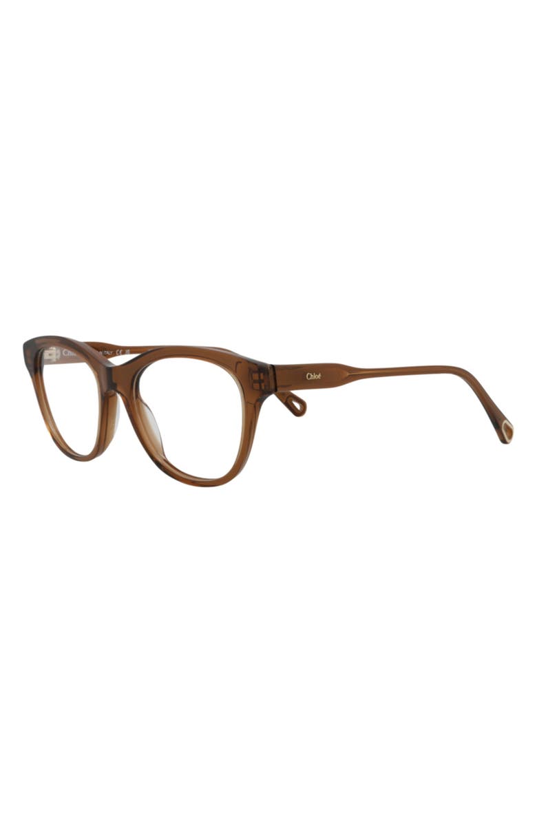 Chloé 49mm Cat Eye Optical Glasses, Alternate, color,
