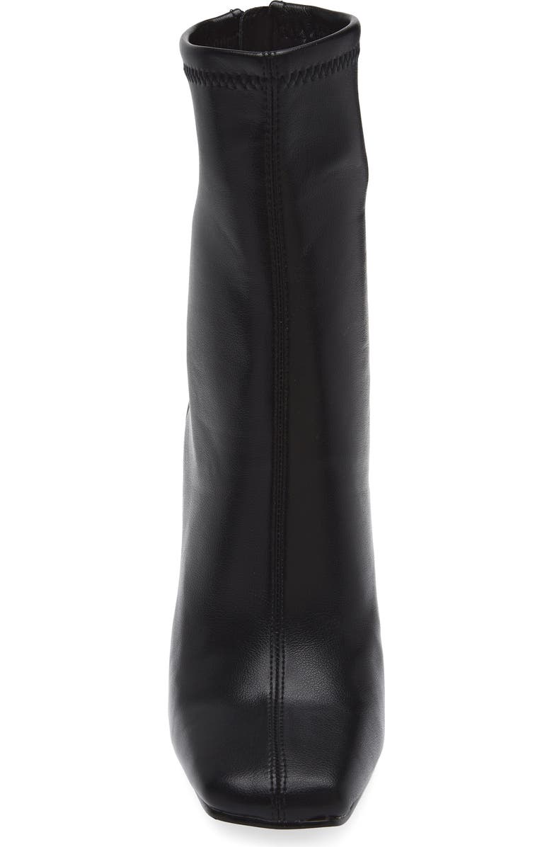 Steve Madden Khelan Square Toe Bootie, Alternate, color, Black