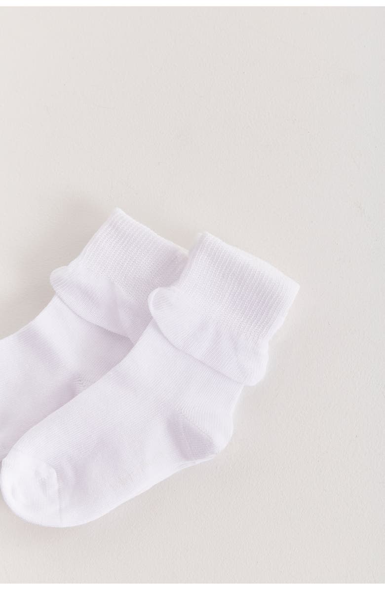 Babycottons Media Volados Set X2 for Infant, Main, color, White