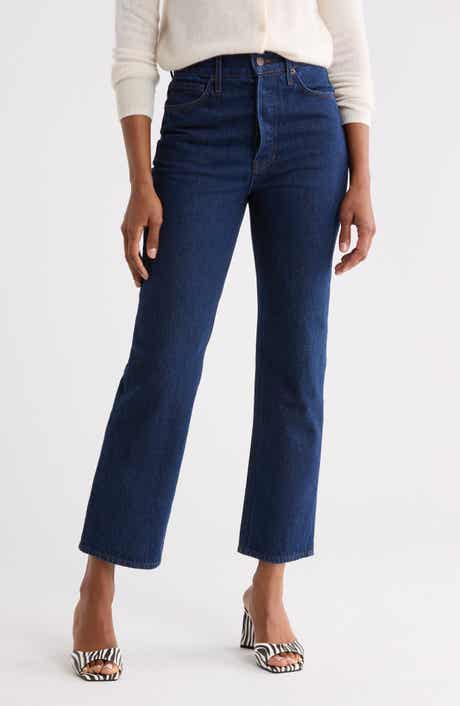 Daniela High Waist Ankle Straight Leg Jeans