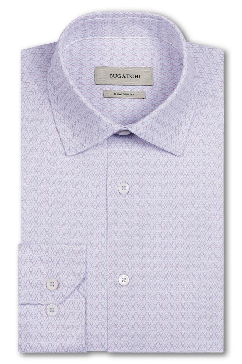 James OoohCotton® Geo Print Button-Up Shirt, Alternate, color, VISTA BLUE