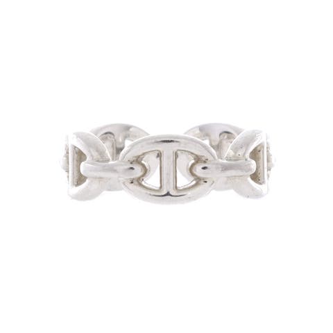 Chaine d'Ancre Enchainee Ring Sterling Silver Small