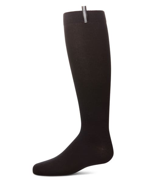 Reflective Tab Knee High Socks